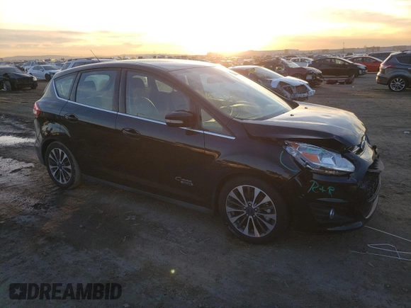 ✅ 2017 Ford C-Max Titanium • VIN: 1FADP5FU7HL107082 • Lot: 71575322. Listed on Copart with 86,245 mi. Free auction sales archive from the USA and detailed vehicle history report at DreamBid. Image 4.