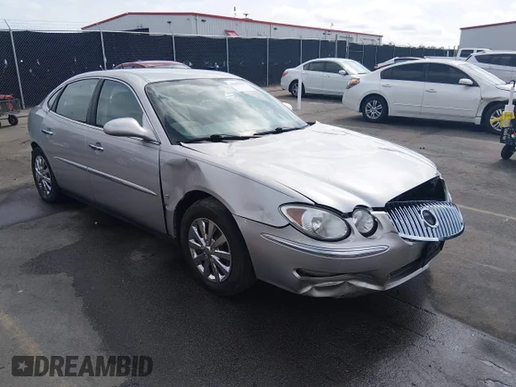 ✅ 2008 Buick LaCrosse CX • VIN: 2G4WC582681280412 • Lot: 44980768. Listed on IAAI with 243,242 mi. Free auction sales archive from the USA and detailed vehicle history report at DreamBid. Image 1.