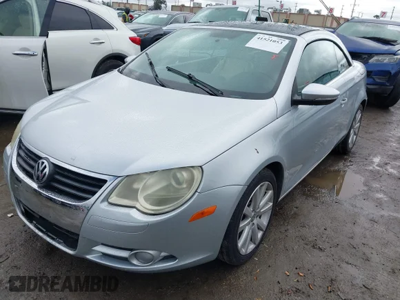 ✅ 2009 Volkswagen Eos Komfort • VIN: WVWBA71F29V016167 • Lot: 41521053. Wystawiony na IAAI z przebiegiem 110 516 mil. Bezpłatny archiwum sprzedaży aukcyjnych z USA i szczegółowy raport historii pojazdu na DreamBid. Zdjęcie 2.