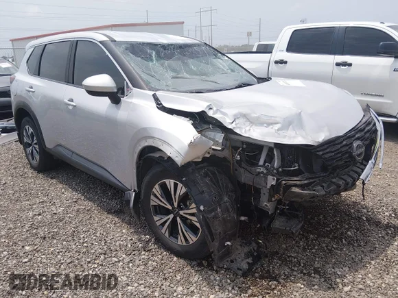 ✅ 2023 Nissan Rogue SV • VIN: 5N1BT3BA9PC820153 • Lot: 44981925. Listed on IAAI with 65,874 mi. Free auction sales archive from the USA and detailed vehicle history report at DreamBid. Image 1.
