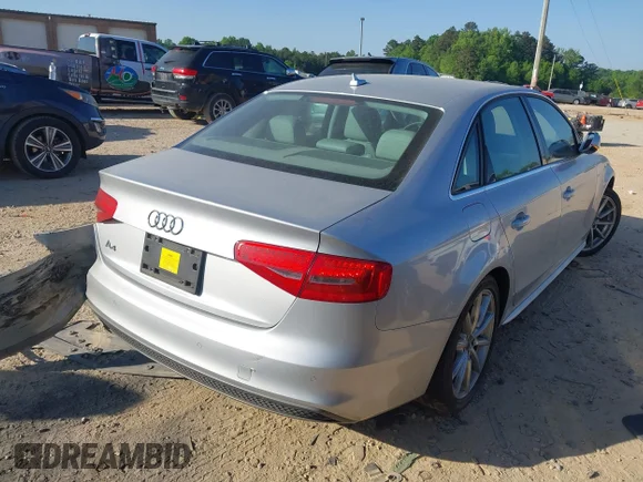 ✅ 2014 Audi A4 Premium Plus • VIN: WAUEFAFL2EN035187 • Лот: 44925680. Опубліковано раніше на IAAI з пробігом 52 426 миль. Безкоштовний доступ до архіву аукціонних продажів зі США та докладний звіт про історію автомобіля на DreamBid. Зображення 4.