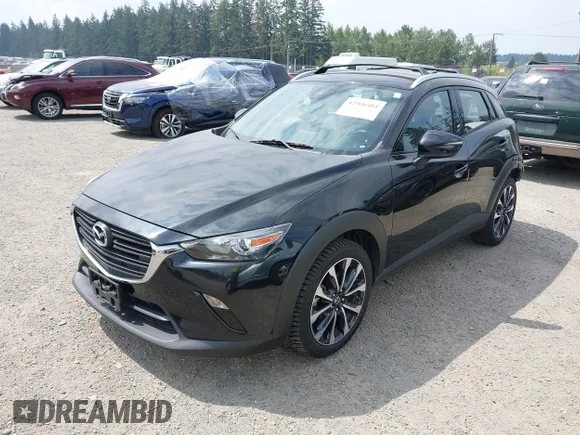 ✅ 2019 Mazda CX-3 Touring • VIN: JM1DKFC78K0407834 • Lot: 42906484. Wystawiony na IAAI z przebiegiem 116 211 mil. Bezpłatny archiwum sprzedaży aukcyjnych z USA i szczegółowy raport historii pojazdu na DreamBid. Zdjęcie 2.