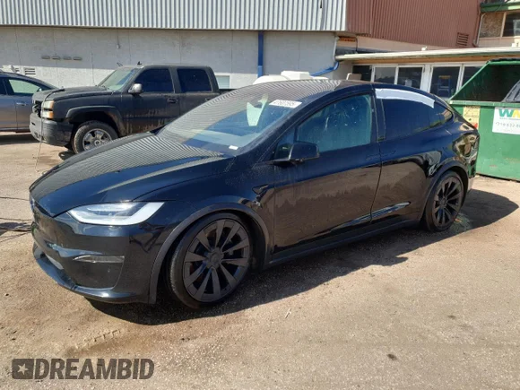 ✅ 2022 Tesla Model X • VIN: 7SAXCDE55NF341925 • Lot: 47607595. Listed on Copart with Not provided. Free auction sales archive from the USA and detailed vehicle history report at DreamBid. Image 1.