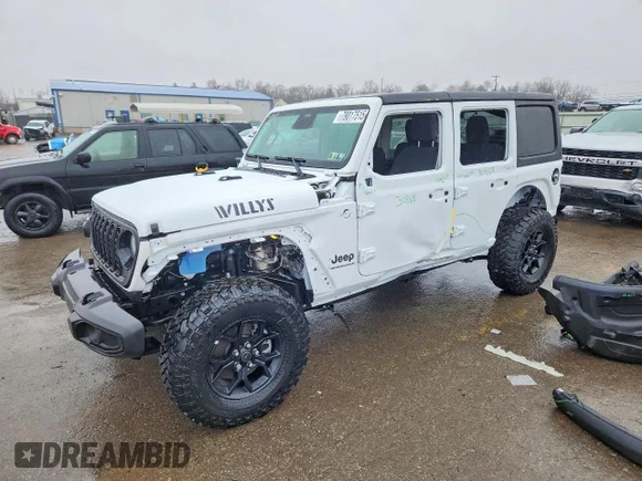 ✅ 2026 Jeep Wrangler Sport • VIN: 1C4PJXDNXTW153173 • Lot: 79017515. Wystawiony na Copart z przebiegiem 23 mil. Bezpłatny archiwum sprzedaży aukcyjnych z USA i szczegółowy raport historii pojazdu na DreamBid. Zdjęcie 1.
