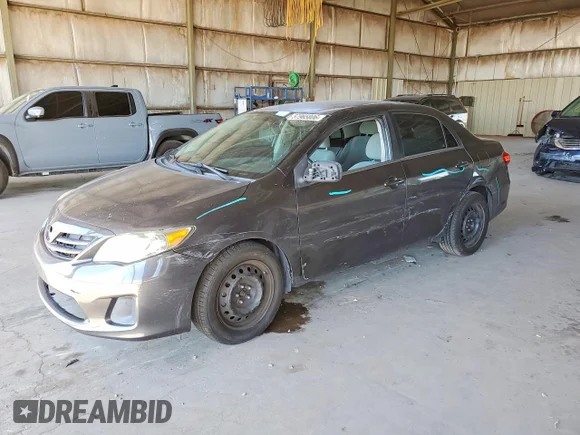✅ 2013 Toyota Corolla LE • VIN: 5YFBU4EE8DP102585 • Lot: 57965806. Listed on Copart with 171,460 mi. Free auction sales archive from the USA and detailed vehicle history report at DreamBid. Image 1.