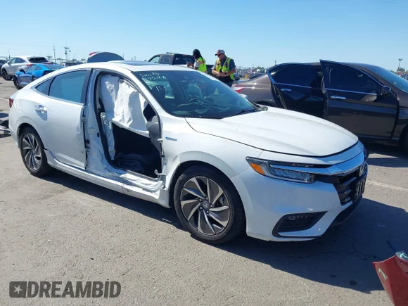 ✅ 2021 Honda Insight Touring • VIN: 19XZE4F9XME007735 • Lot: 44996974. Listed on IAAI with 49,308 mi. Free auction sales archive from the USA and detailed vehicle history report at DreamBid. Image 1.