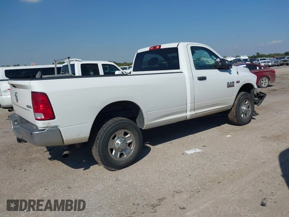 ✅ 2018 Ram 2500 Tradesman • VIN: 3C6MR5AJ3JG282845 • Lot: 43341051. Wystawiony na IAAI z przebiegiem 178 231 mil. Bezpłatny archiwum sprzedaży aukcyjnych z USA i szczegółowy raport historii pojazdu na DreamBid. Zdjęcie 4.