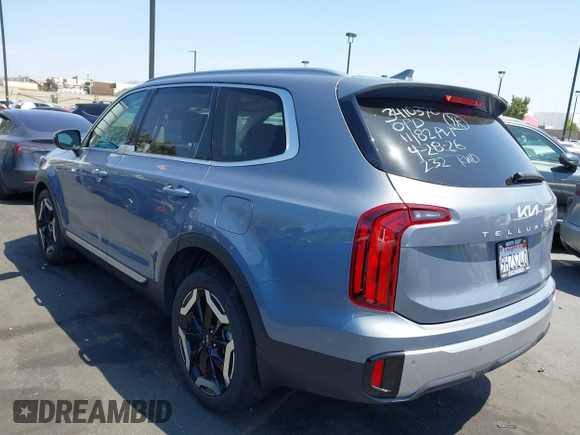 ✅ 2024 Kia Telluride S • VIN: 5XYP6DGC2RG437932 • Lot: 44997182. Wystawiony na IAAI z przebiegiem 36 491 mil. Bezpłatny archiwum sprzedaży aukcyjnych z USA i szczegółowy raport historii pojazdu na DreamBid. Zdjęcie 3.