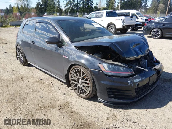 ✅ 2016 Volkswagen Golf GTI S • VIN: 3VWYT7AU6GM009259 • Lot: 44801697. Wystawiony na IAAI z przebiegiem 99 404 mil. Bezpłatny archiwum sprzedaży aukcyjnych z USA i szczegółowy raport historii pojazdu na DreamBid. Zdjęcie 1.