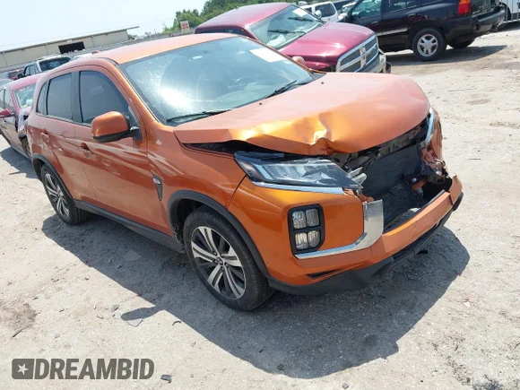 ✅ 2020 Mitsubishi Outlander ES • VIN: JA4AP3AU8LU019812 • Lot: 44965613. Listed on IAAI with 175,006 mi. Free auction sales archive from the USA and detailed vehicle history report at DreamBid. Image 1.