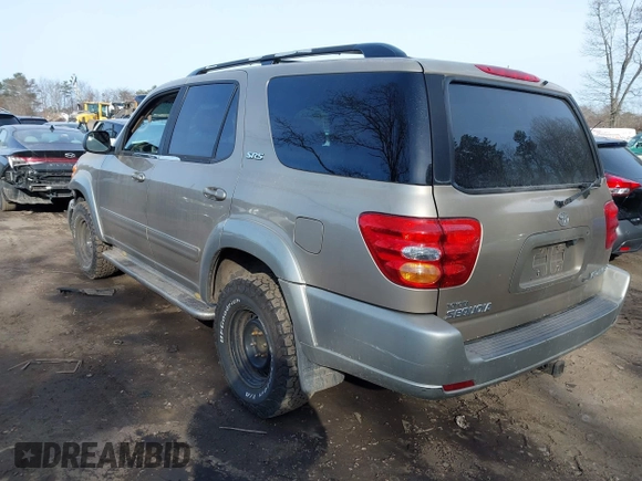 ✅ 2003 Toyota Sequoia SR5 • VIN: 5TDBT44A33S142158 • Lot: 44493551. Wystawiony na IAAI z przebiegiem 276 772 mil. Bezpłatny archiwum sprzedaży aukcyjnych z USA i szczegółowy raport historii pojazdu na DreamBid. Zdjęcie 3.
