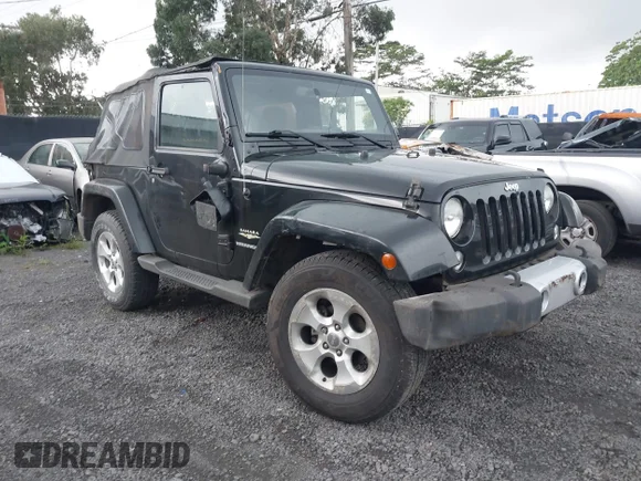 ✅ 2015 Jeep Wrangler Sahara • VIN: 1C4AJWBG9FL534278 • Лот: 44673124. Опубликован ранее на IAAI с пробегом 59 642 миль. Бесплатный доступ к архиву аукционных продаж из США и подробный отчёт об истории автомобиля на DreamBid. Изображение 1.