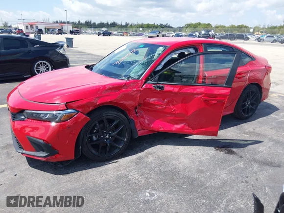 ✅ 2024 Honda Civic Sport • VIN: 2HGFE2F56RH583016 • Лот: 45041185. Опубликован ранее на IAAI с пробегом 94 483 миль. Бесплатный доступ к архиву аукционных продаж из США и подробный отчёт об истории автомобиля на DreamBid. Изображение 2.