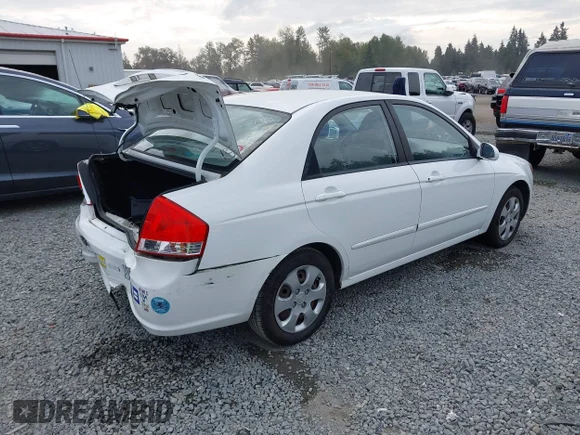 ✅ 2008 Kia Spectra EX • VIN: KNAFE122685585064 • Lot: 43171483. Listed on IAAI with 153,294 mi. Free auction sales archive from the USA and detailed vehicle history report at DreamBid. Image 4.