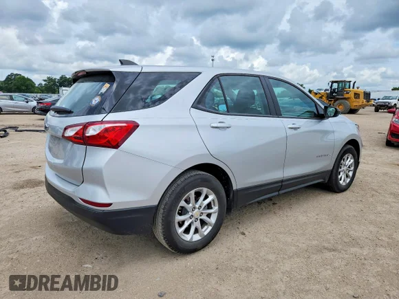 ✅ 2020 Chevrolet Equinox LS • VIN: 2GNAXHEV6L6173527 • Lot: 53848656. Wystawiony na Copart z przebiegiem 41 788 mil. Bezpłatny archiwum sprzedaży aukcyjnych z USA i szczegółowy raport historii pojazdu na DreamBid. Zdjęcie 3.