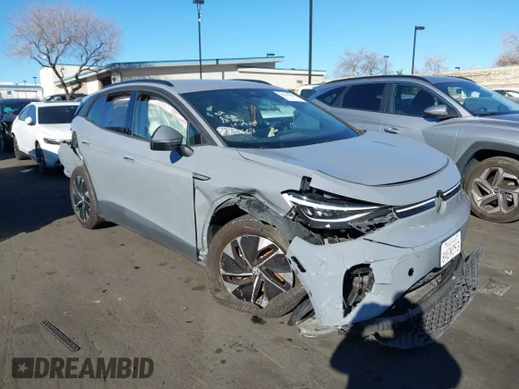 ✅ 2021 Volkswagen ID.4 Pro • VIN: WVGRMPE2XMP036804 • Лот: 44119268. Опубліковано раніше на IAAI з пробігом 61 615 миль. Безкоштовний доступ до архіву аукціонних продажів зі США та докладний звіт про історію автомобіля на DreamBid. Зображення 1.