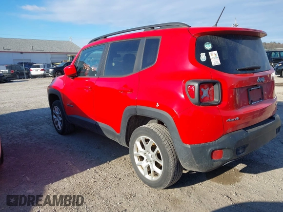 ✅ 2017 Jeep Renegade Latitude • VIN: ZACCJBBB7HPF49950 • Lot: 44167848. Wystawiony na IAAI z przebiegiem 74 287 mil. Bezpłatny archiwum sprzedaży aukcyjnych z USA i szczegółowy raport historii pojazdu na DreamBid. Zdjęcie 3.