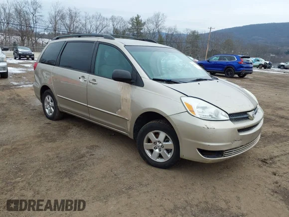 ✅ 2004 Toyota Sienna LE • VIN: 5TDZA23C34S100909 • Лот: 43925443. Опубликован ранее на IAAI с пробегом 229 300 миль. Бесплатный доступ к архиву аукционных продаж из США и подробный отчёт об истории автомобиля на DreamBid. Изображение 1.