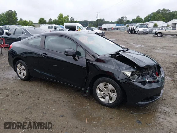 ✅ 2013 Honda Civic LX • VIN: 2HGFG3B5XDH506843 • Lot: 45199076. Wystawiony na IAAI z przebiegiem 171 628 mil. Bezpłatny archiwum sprzedaży aukcyjnych z USA i szczegółowy raport historii pojazdu na DreamBid. Zdjęcie 1.
