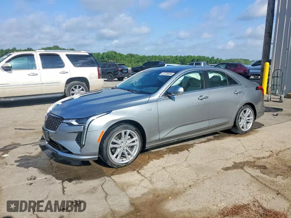 ✅ 2024 Cadillac CT4 Luxury • VIN: 1G6DJ5RKXR0125152 • Лот: 53738686. Опубликован ранее на Copart с пробегом 23 473 миль. Бесплатный доступ к архиву аукционных продаж из США и подробный отчёт об истории автомобиля на DreamBid. Изображение 1.