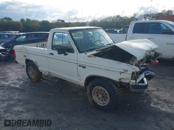 ✅ 1989 Ford Ranger Splash • VIN: 1FTCR10A3KUB81835 • Lot: 43562479. Listed on IAAI with 371,447 mi. Free auction sales archive from the USA and detailed vehicle history report at DreamBid. Image 1.