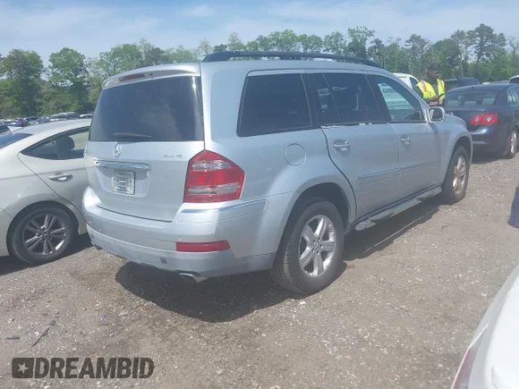 ✅ 2007 Mercedes-Benz GL 450 • VIN: 4JGBF71EX7A210583 • Lot: 45134706. Wystawiony na IAAI z przebiegiem 108 741 mil. Bezpłatny archiwum sprzedaży aukcyjnych z USA i szczegółowy raport historii pojazdu na DreamBid. Zdjęcie 4.
