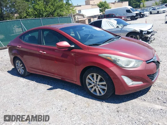 ✅ 2015 Hyundai Elantra SE • VIN: 5NPDH4AE4FH572468 • Lot: 45372662. Wystawiony na IAAI z przebiegiem 223 304 mil. Bezpłatny archiwum sprzedaży aukcyjnych z USA i szczegółowy raport historii pojazdu na DreamBid. Zdjęcie 1.