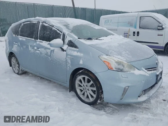 ✅ 2012 Toyota Prius Two • VIN: JTDZN3EU3C3031848 • Lot: 44205354. Listed on IAAI with 197,631 mi. Free auction sales archive from the USA and detailed vehicle history report at DreamBid. Image 1.