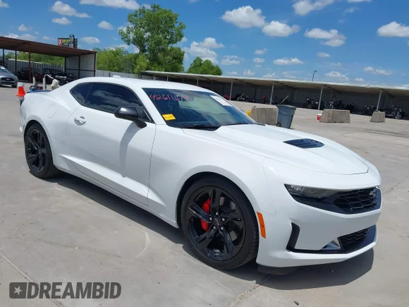 ✅ 2023 Chevrolet Camaro 1SS • VIN: 1G1FF1R70P0113402 • Lot: 42611679. Listed on IAAI with 47,062 mi. Free auction sales archive from the USA and detailed vehicle history report at DreamBid. Image 1.