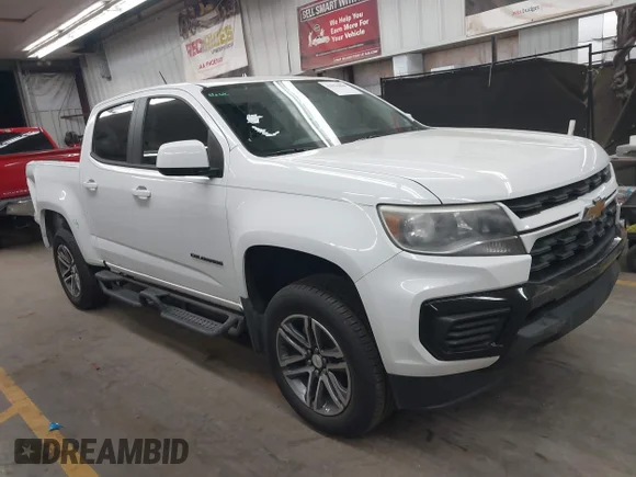 ✅ 2021 Chevrolet Colorado 2WD Work Truck • VIN: 1GCGSBEA1M1102218 • Lot: 44030889. Wystawiony na IAAI z przebiegiem 73 955 mil. Bezpłatny archiwum sprzedaży aukcyjnych z USA i szczegółowy raport historii pojazdu na DreamBid. Zdjęcie 1.