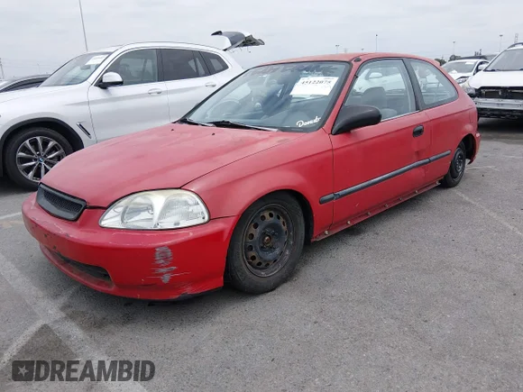 ✅ 1997 Honda Civic DX • VIN: 2HGEJ6341VH111990 • Lot: 45122075. Wystawiony na IAAI z przebiegiem 165 736 mil. Bezpłatny archiwum sprzedaży aukcyjnych z USA i szczegółowy raport historii pojazdu na DreamBid. Zdjęcie 2.