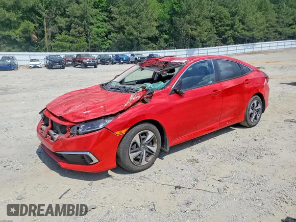 ✅ 2021 Honda Civic LX • VIN: 2HGFC2F61MH534927 • Лот: 54276346. Опубліковано раніше на Copart з пробігом 47 524 миль. Безкоштовний доступ до архіву аукціонних продажів зі США та докладний звіт про історію автомобіля на DreamBid. Зображення 1.