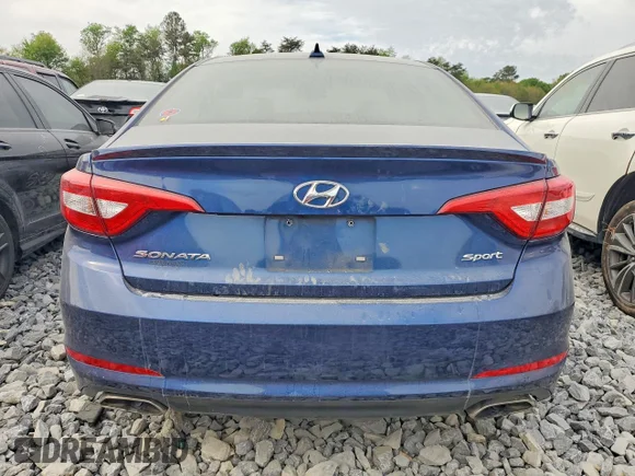 ✅ 2016 Hyundai Sonata Sport • VIN: 5NPE34AF6GH399775 • Lot: 48195406. Wystawiony na Copart z przebiegiem Nie podano. Bezpłatny archiwum sprzedaży aukcyjnych z USA i szczegółowy raport historii pojazdu na DreamBid. Zdjęcie 6.