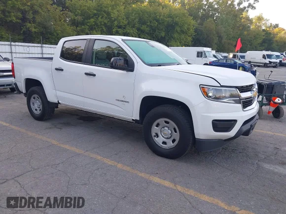 ✅ 2020 Chevrolet Colorado 2WD Work Truck • VIN: 1GCGSBEA7L1186415 • Lot: 43201106. Wystawiony na IAAI z przebiegiem 131 939 mil. Bezpłatny archiwum sprzedaży aukcyjnych z USA i szczegółowy raport historii pojazdu na DreamBid. Zdjęcie 1.