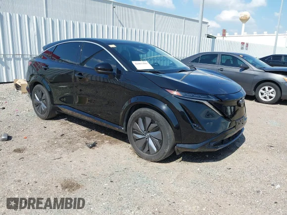 ✅ 2023 Nissan ARIYA Engage • VIN: JN1AF0BA8PM410169 • Lot: 42063406. Wystawiony na IAAI z przebiegiem 45 504 mil. Bezpłatny archiwum sprzedaży aukcyjnych z USA i szczegółowy raport historii pojazdu na DreamBid. Zdjęcie 1.