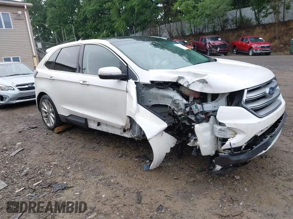 ✅ 2017 Ford Edge Titanium • VIN: 2FMPK4K86HBB95028 • Lot: 45332347. Wystawiony na IAAI z przebiegiem 226 577 mil. Bezpłatny archiwum sprzedaży aukcyjnych z USA i szczegółowy raport historii pojazdu na DreamBid. Zdjęcie 1.