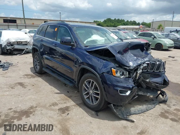 ✅ 2018 Jeep Grand Cherokee Laredo E • VIN: 1C4RJEAG0JC450924 • Lot: 45342228. Listed on IAAI with Not provided. Free auction sales archive from the USA and detailed vehicle history report at DreamBid. Image 1.