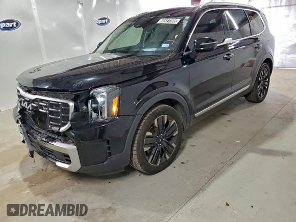 ✅ 2023 Kia Telluride SX Prestige • VIN: 5XYP5DGC5PG350929 • Лот: 94527205. Опубликован ранее на Copart с пробегом 63 389 миль. Бесплатный доступ к архиву аукционных продаж из США и подробный отчёт об истории автомобиля на DreamBid. Изображение 1.