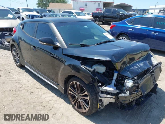 ✅ 2016 Hyundai Veloster Turbo • VIN: KMHTC6AE5GU281597 • Lot: 42006038. Wystawiony na IAAI z przebiegiem 77 642 mil. Bezpłatny archiwum sprzedaży aukcyjnych z USA i szczegółowy raport historii pojazdu na DreamBid. Zdjęcie 1.