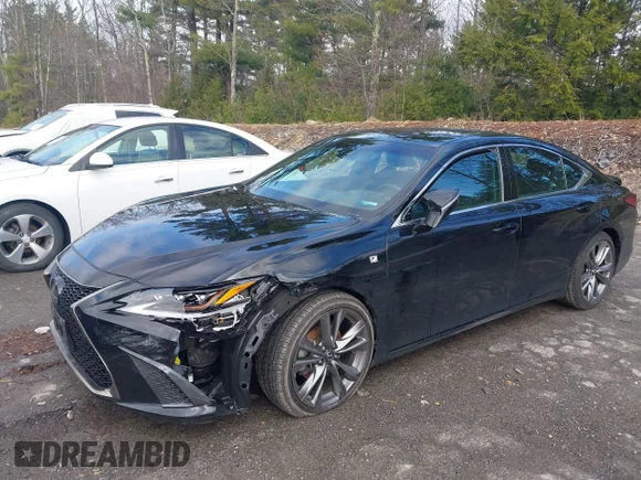 ✅ 2019 Lexus ES 350 F Sport • VIN: 58ABZ1B19KU029054 • Лот: 44762614. Опубліковано раніше на IAAI з пробігом 55 396 миль. Безкоштовний доступ до архіву аукціонних продажів зі США та докладний звіт про історію автомобіля на DreamBid. Зображення 2.