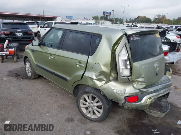 ✅ 2012 Kia Soul + • VIN: KNDJT2A64C7465144 • Lot: 43741296. Listed on IAAI with 104,843 mi. Free auction sales archive from the USA and detailed vehicle history report at DreamBid. Image 3.