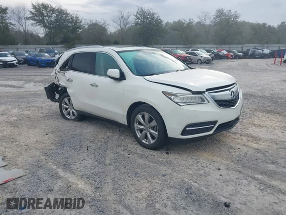 ✅ 2016 Acura MDX Advance • VIN: 5FRYD3H99GB013268 • Lot: 44356327. Wystawiony na IAAI z przebiegiem 190 069 mil. Bezpłatny archiwum sprzedaży aukcyjnych z USA i szczegółowy raport historii pojazdu na DreamBid. Zdjęcie 1.
