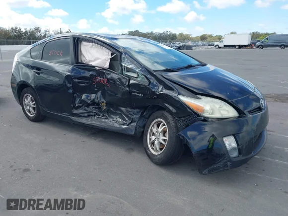 ✅ 2011 Toyota Prius I • VIN: JTDKN3DU0B0288663 • Lot: 44408485. Listed on IAAI with 216,832 mi. Free auction sales archive from the USA and detailed vehicle history report at DreamBid. Image 1.