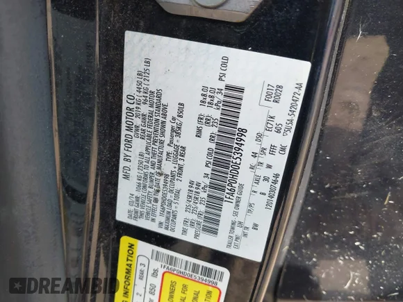 ✅ 2014 Ford Fusion SE • VIN: 1FA6P0HD0E5394998 • Лот: 45291509. Опубліковано раніше на IAAI з пробігом 95 831 миль. Безкоштовний доступ до архіву аукціонних продажів зі США та докладний звіт про історію автомобіля на DreamBid. Зображення 9.