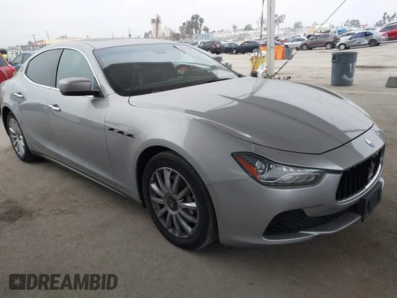 ✅ 2014 Maserati Ghibli • VIN: ZAM57XSA3E1098339 • Lot: 45015389. Wystawiony na IAAI z przebiegiem 110 483 mil. Bezpłatny archiwum sprzedaży aukcyjnych z USA i szczegółowy raport historii pojazdu na DreamBid. Zdjęcie 1.