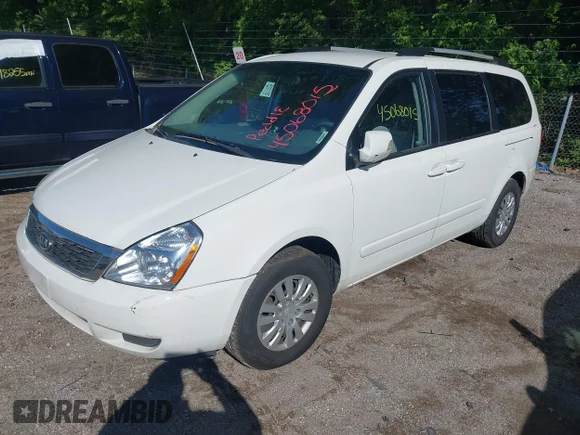 ✅ 2012 Kia Sedona LX • VIN: KNDMG4C75C6500895 • Lot: 45068015. Wystawiony na IAAI z przebiegiem 271 256 mil. Bezpłatny archiwum sprzedaży aukcyjnych z USA i szczegółowy raport historii pojazdu na DreamBid. Zdjęcie 2.
