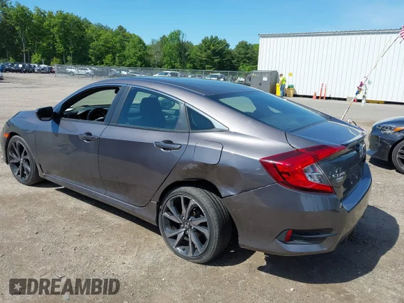 ✅ 2020 Honda Civic Sport • VIN: 2HGFC2F80LH503135 • Lot: 45258678. Wystawiony na IAAI z przebiegiem 72 343 mil. Bezpłatny archiwum sprzedaży aukcyjnych z USA i szczegółowy raport historii pojazdu na DreamBid. Zdjęcie 3.