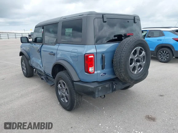 ✅ 2024 Ford Bronco Big Bend • VIN: 1FMDE7BH0RLB06356 • Lot: 45435075. Listed on IAAI with 37,444 mi. Free auction sales archive from the USA and detailed vehicle history report at DreamBid. Image 3.