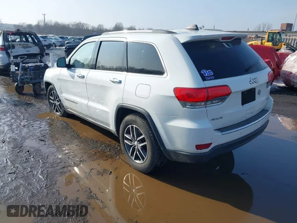 ✅ 2018 Jeep Grand Cherokee Limited • VIN: 1C4RJFBG2JC449861 • Lot: 44393970. Listed on IAAI with 128,043 mi. Free auction sales archive from the USA and detailed vehicle history report at DreamBid. Image 3.