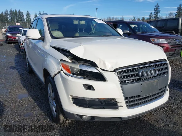 ✅ 2007 Audi Q7 Premium • VIN: WA1BY94L57D035172 • Lot: 44179303. Wystawiony na IAAI z przebiegiem 196 519 mil. Bezpłatny archiwum sprzedaży aukcyjnych z USA i szczegółowy raport historii pojazdu na DreamBid. Zdjęcie 6.
